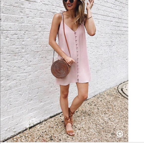 topshop button front dress